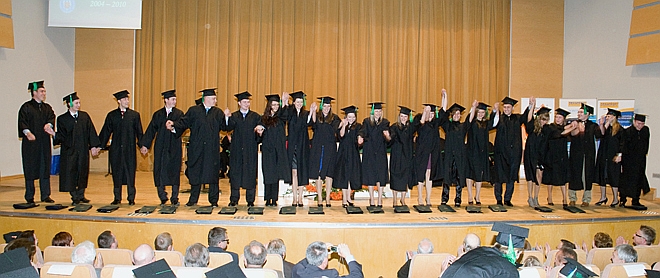 Wręczenie dyplomów 2010