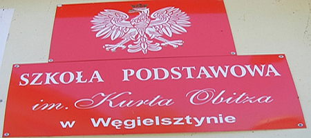 Szkoła Podstawowa im. Kurta Obitza w Węgielsztynie ( gmina Węgorzewo) 